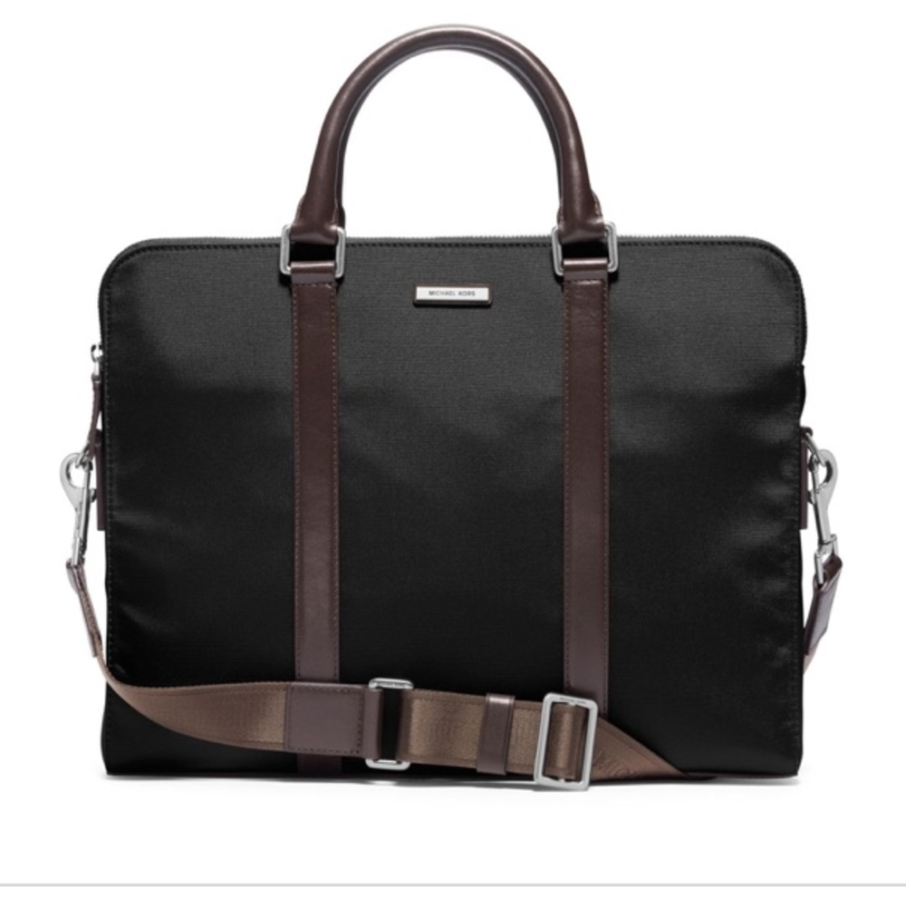 Michael Kors Windsor Slim Nylon Briefcase
